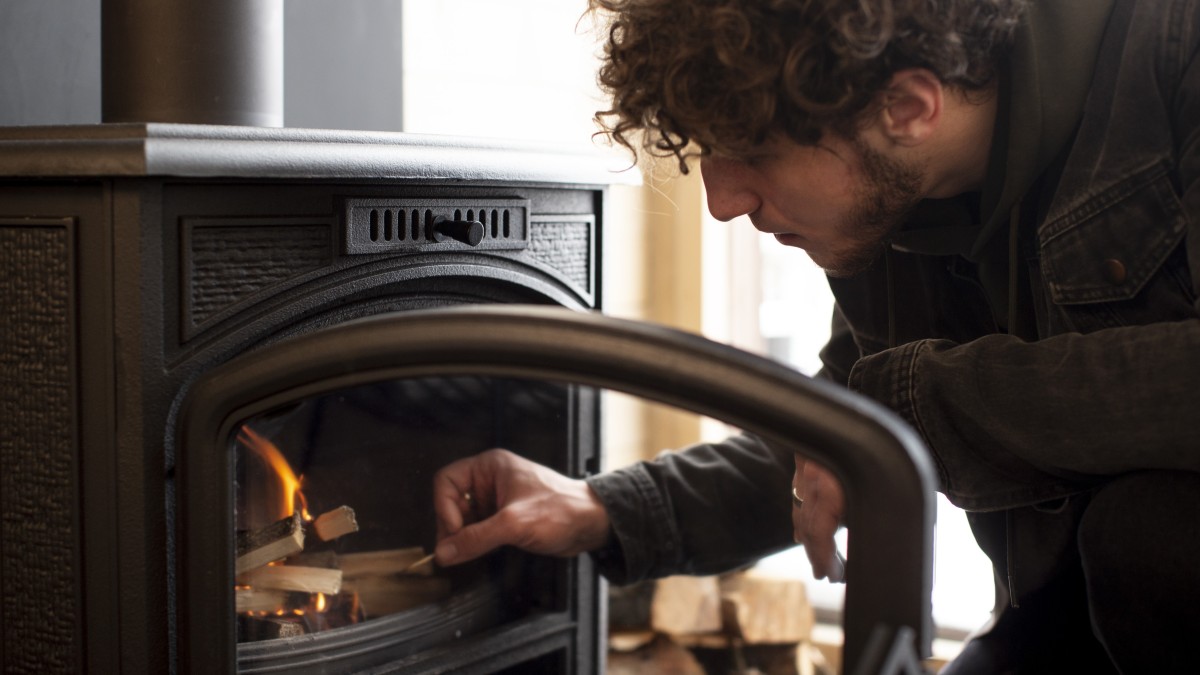 stufa a legno pellet