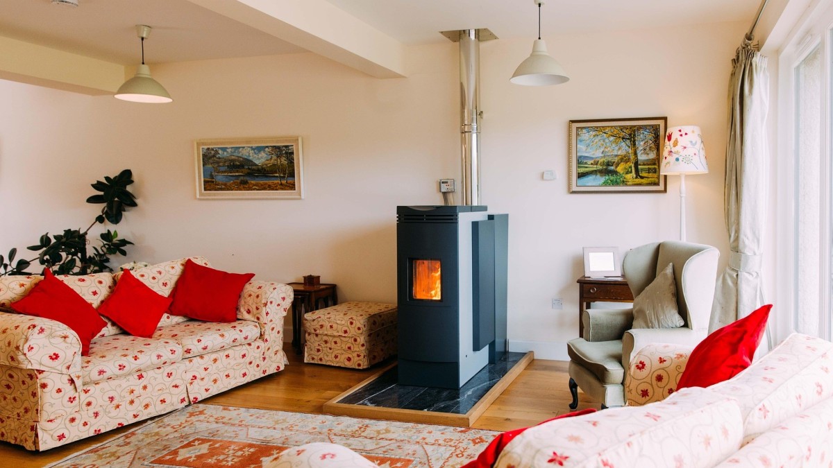 stufa a legno pellet