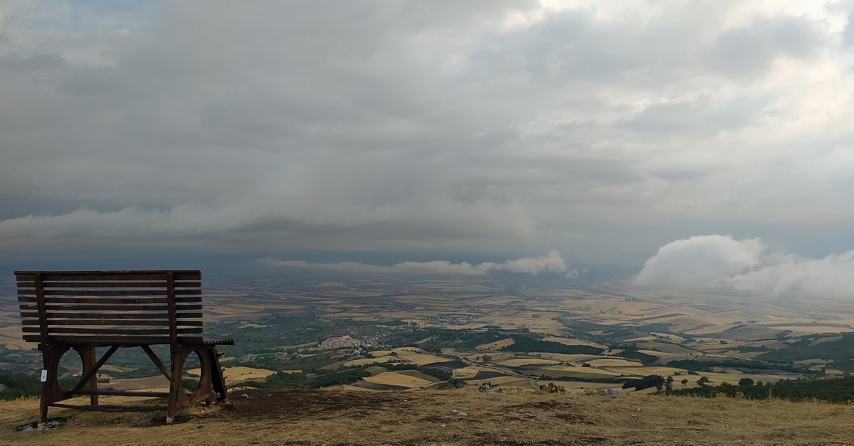 Biccari vista da Monte Cornacchia