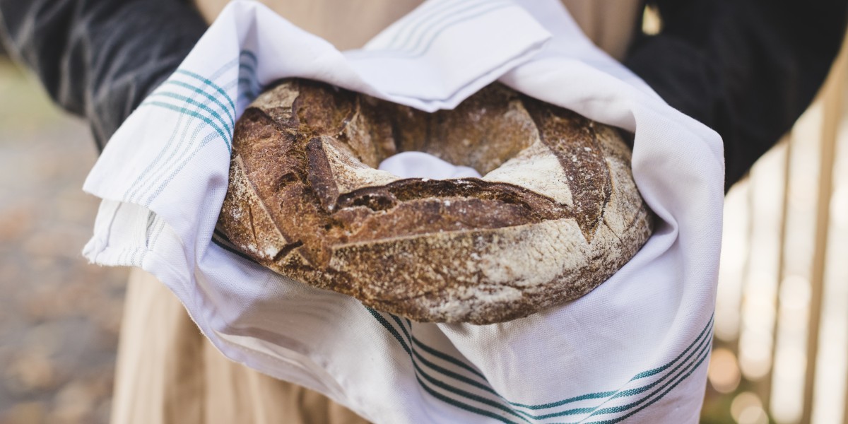pane nel sacchetto di plastica