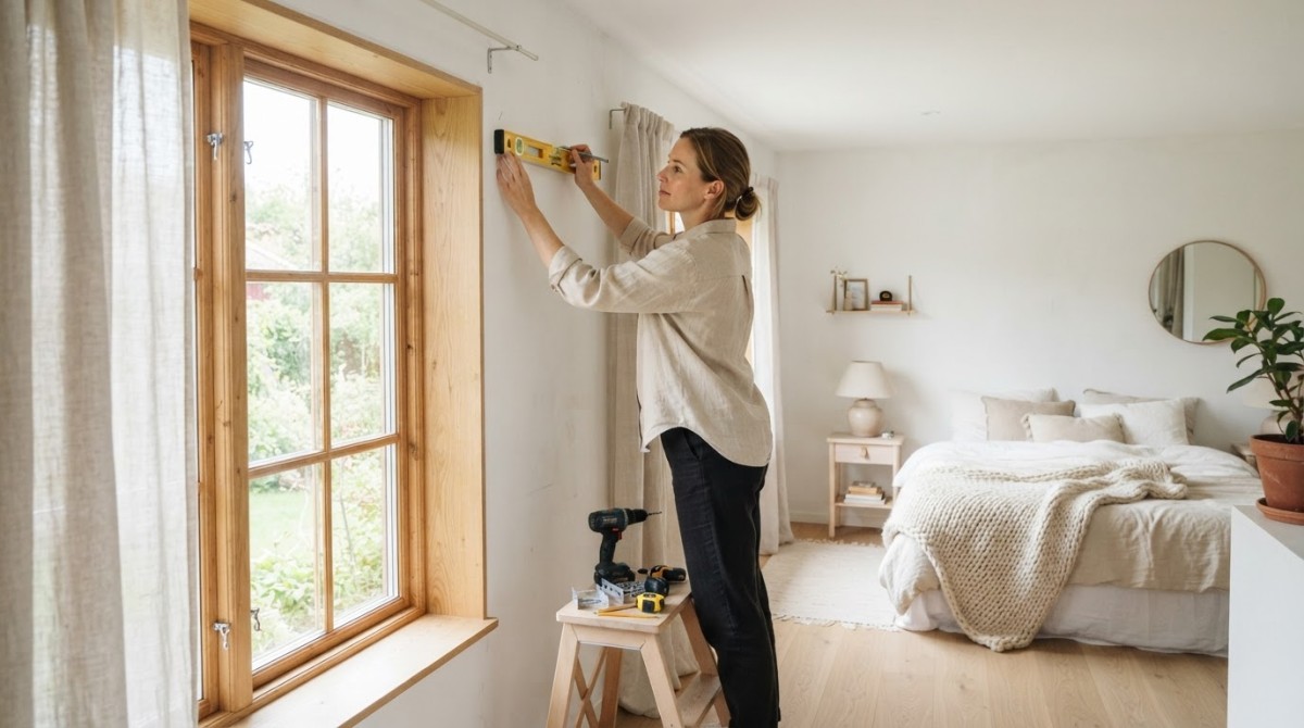 Cómo colocar cortinas en el salón