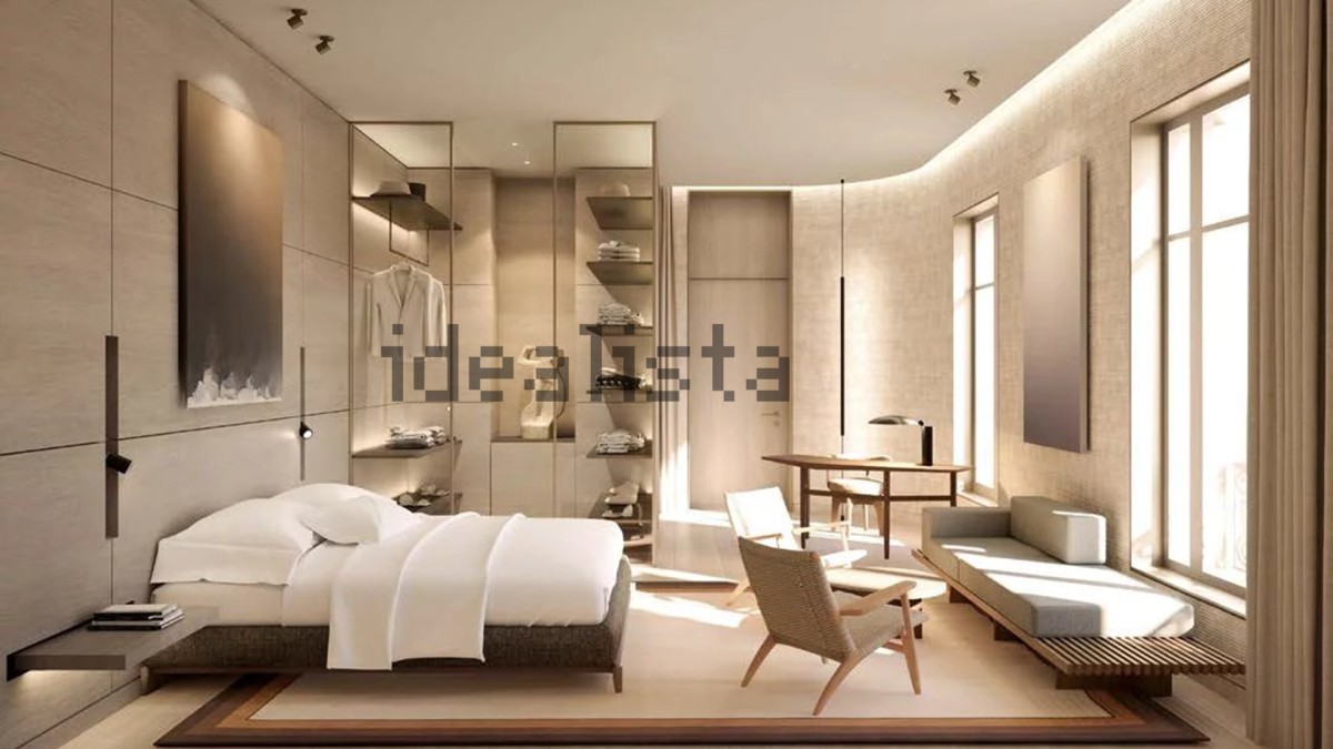 Dormitorio del palacio en París