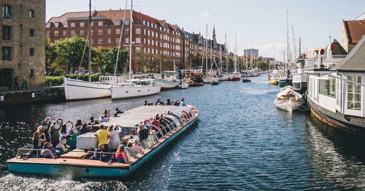 Gita in battello a Copenaghen