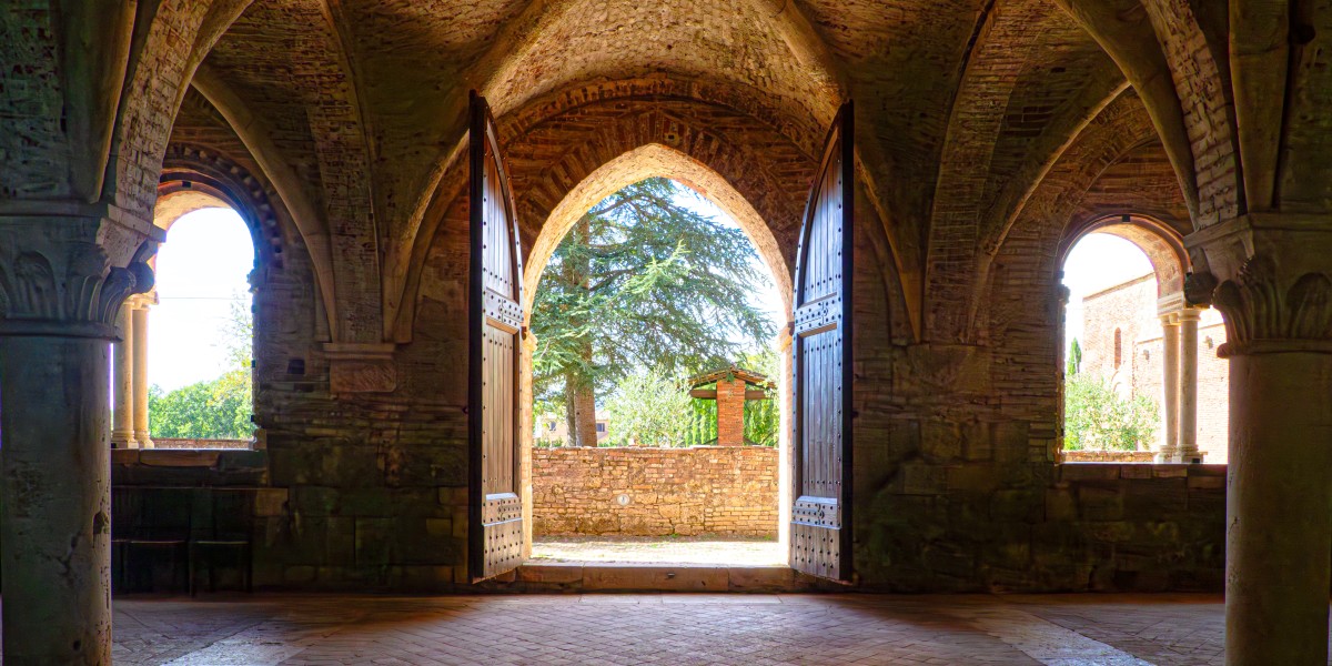 Tuscany’s roofless medieval abbey 