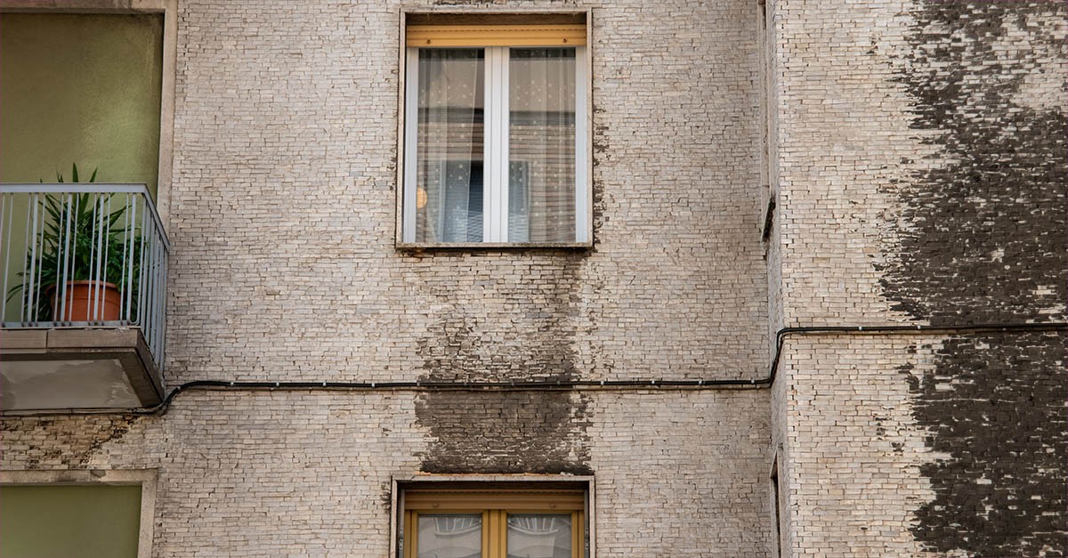 Infiltrazioni sulla facciata