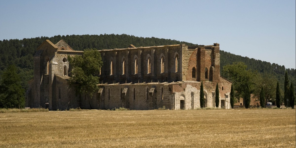 Tuscany’s roofless medieval abbey 
