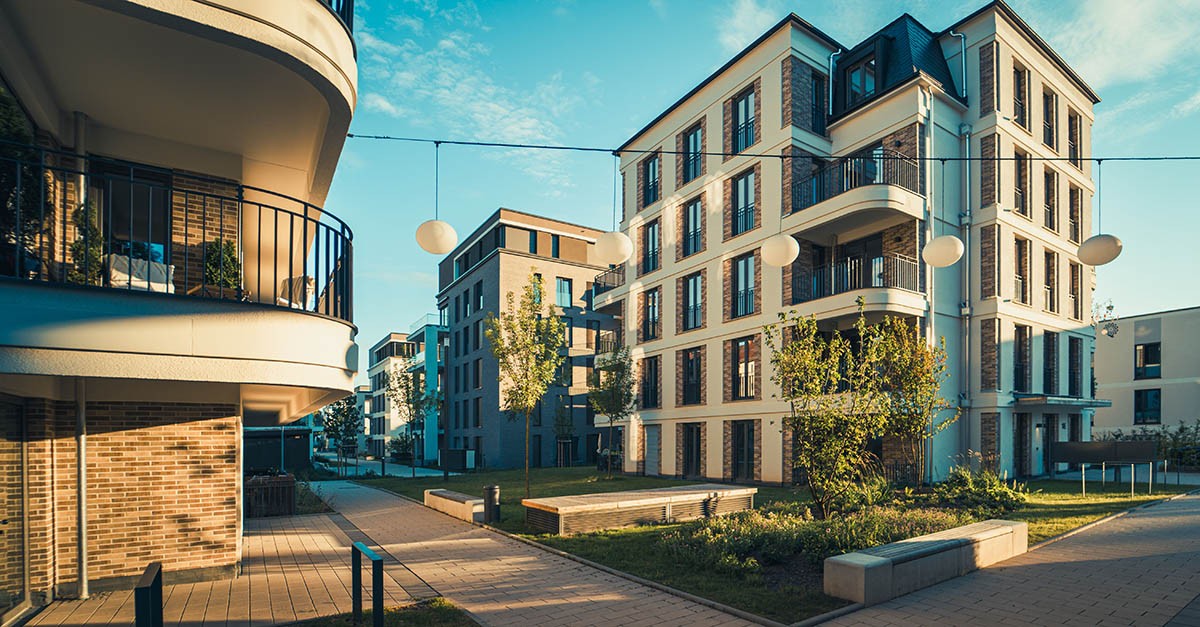 Cortile del supercondominio