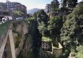 L'incredibile paesaggio offerto dalla valle a Sorrento
