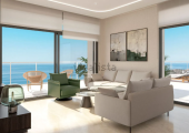 Salón de una vivienda de TM Tower