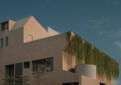 Le finiture beige trasmettono un sofisticato senso di "imperfezione controllata"
