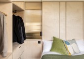 Nelle camere da letto sono presenti armadi a muro per ottimizzare lo spazio