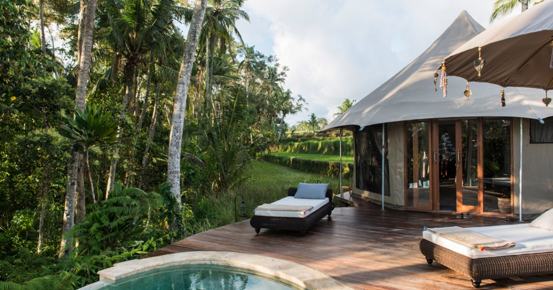 Hotel da sogno: un'eco-glamping nell'isola degli dei, bali (fotogallery)