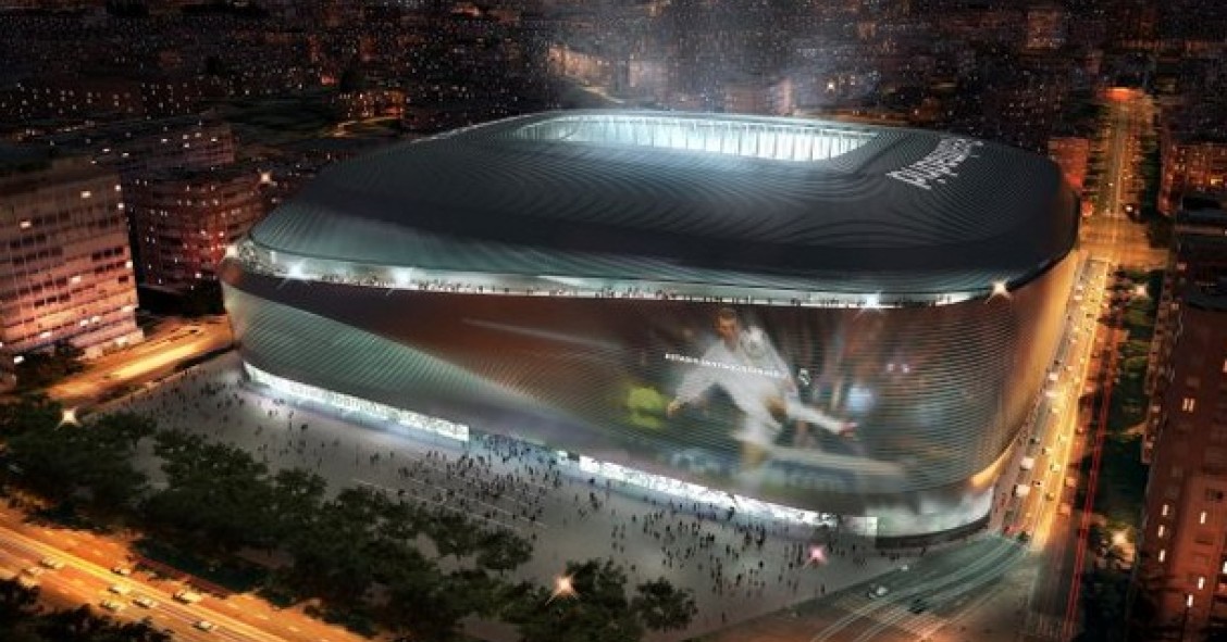 Ecco il nuovo spettacolare stadio santiago bernabeu del real madrid (fotogallery)