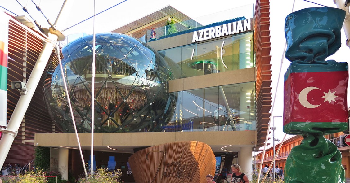 Il padiglione dell'Azerbaigian all'Expo