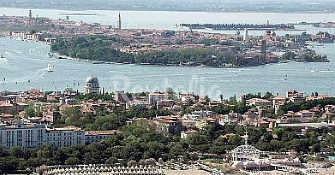vista panoramica del lido di Venezia