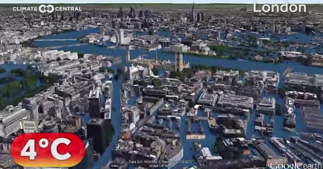 Cosa rischiano alcune grandi città del mondo se non si arresta il riscaldamento globale (video)