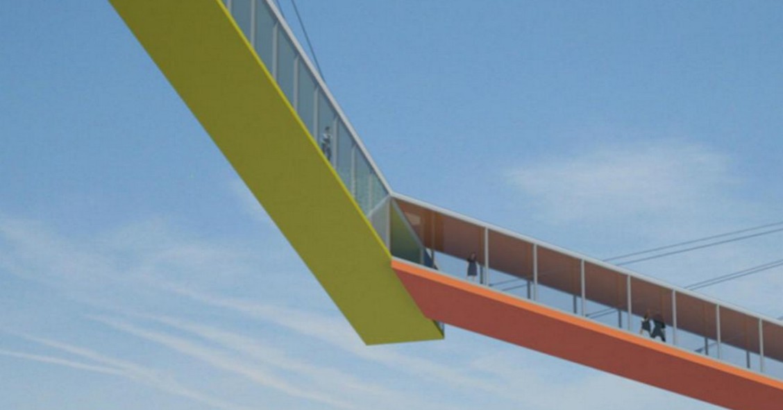 “Copenhagen Gate”, il ponte di vetro che può essere attraversato in bicicletta (Fotogallery)