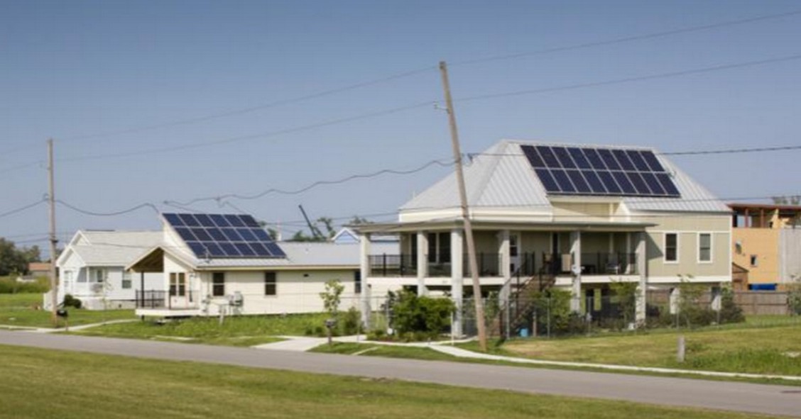 Case con pannelli solari