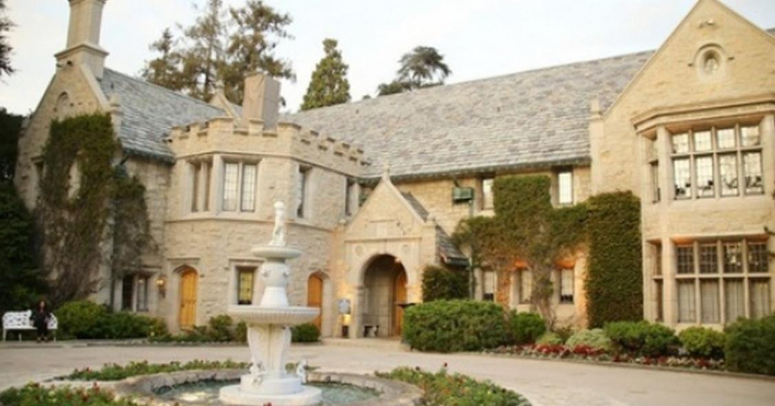 La villa di Hugh Hefner, fondatore di Playboy