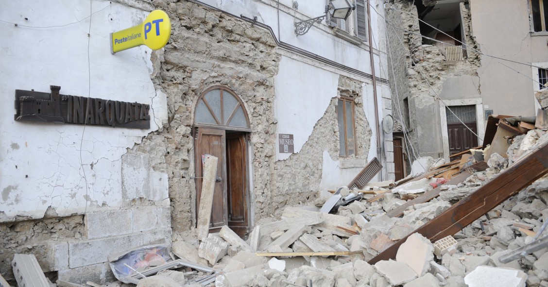Edifici crollati nel Centro Italia colpito dal terremoto