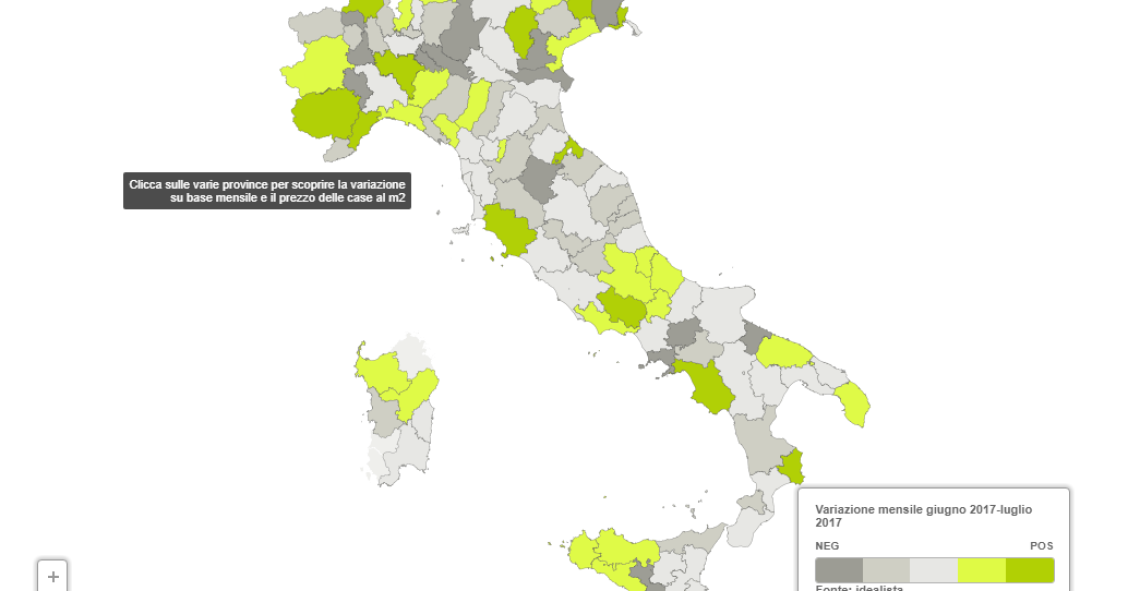 Dimmi dove vivi e ti dirò quanto ti costa comprare casa