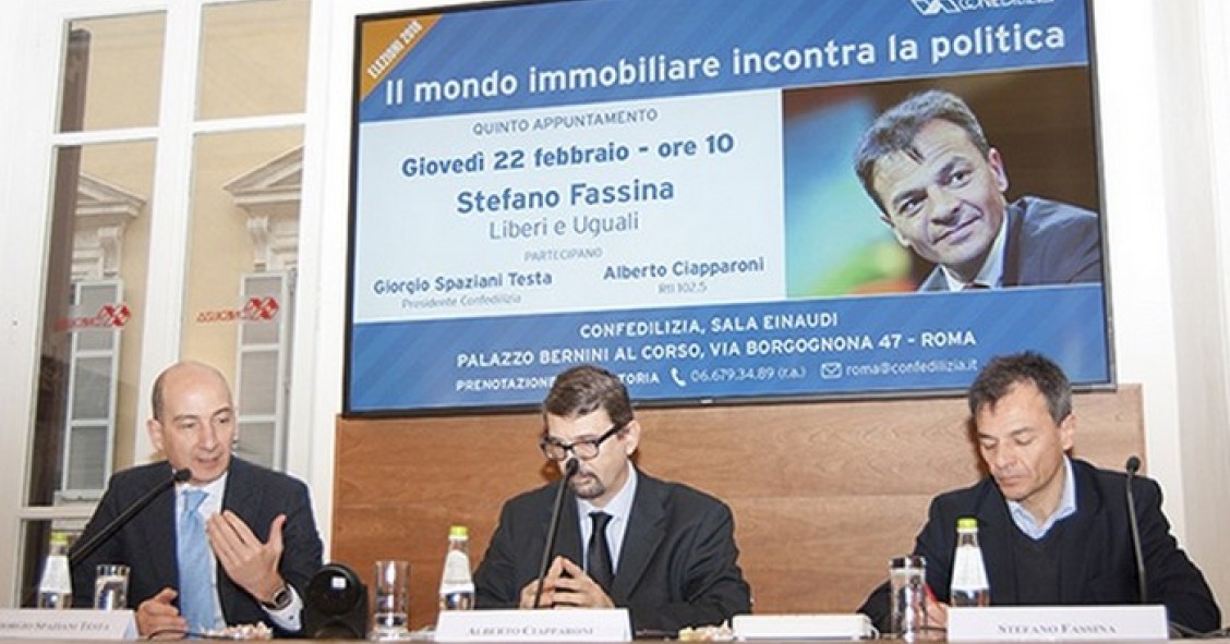 Liberi e Uguali, Stefano Fassina: “Un’unica imposta sul valore patrimoniale”