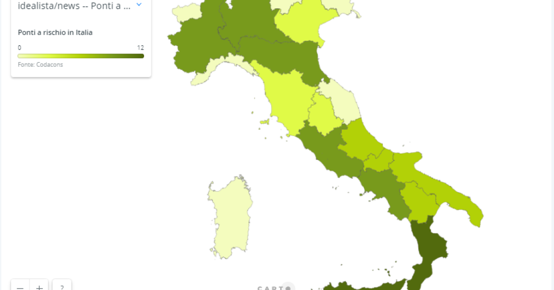 Ponti a rischio in Italia, ecco l'elenco aggiornato 