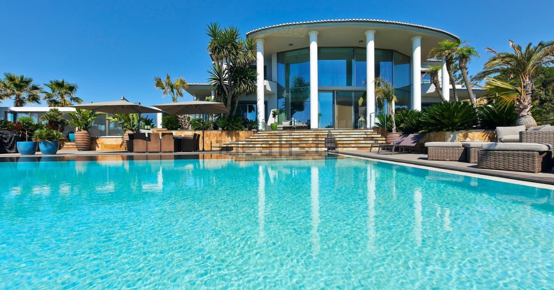 Piscina e vista mare per una splendida vista sull'Algarve