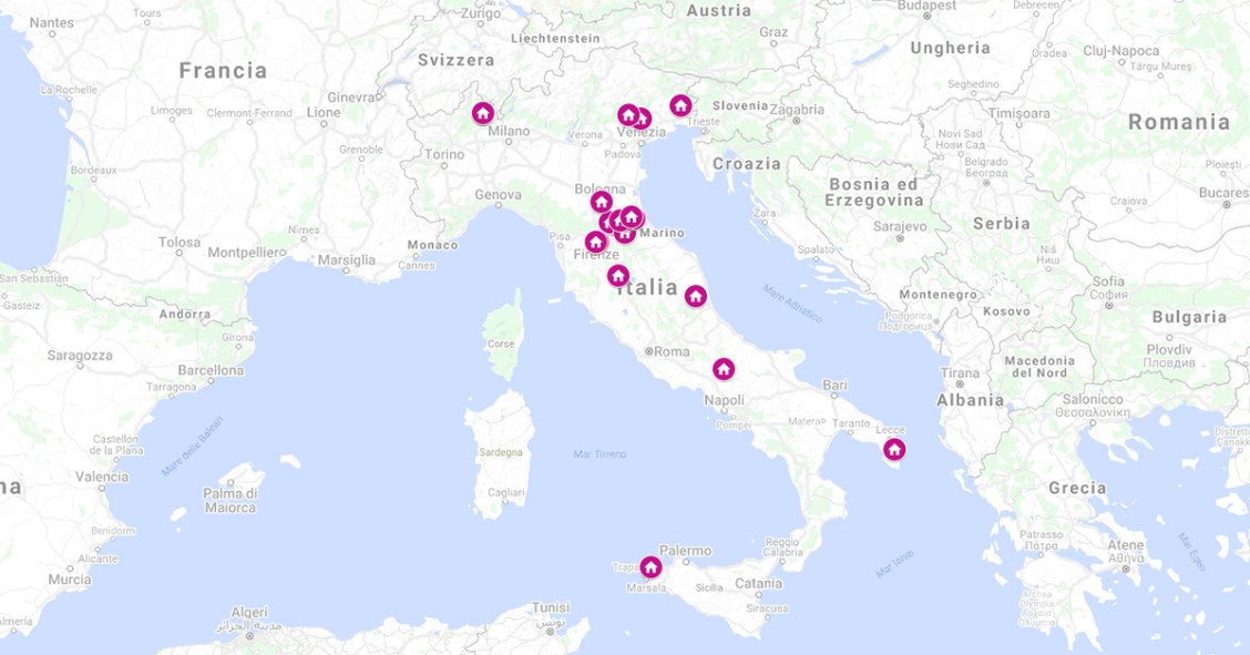 Immobili dismessi dalle banche, la mappa delle case di Intesa San Paolo in vendita