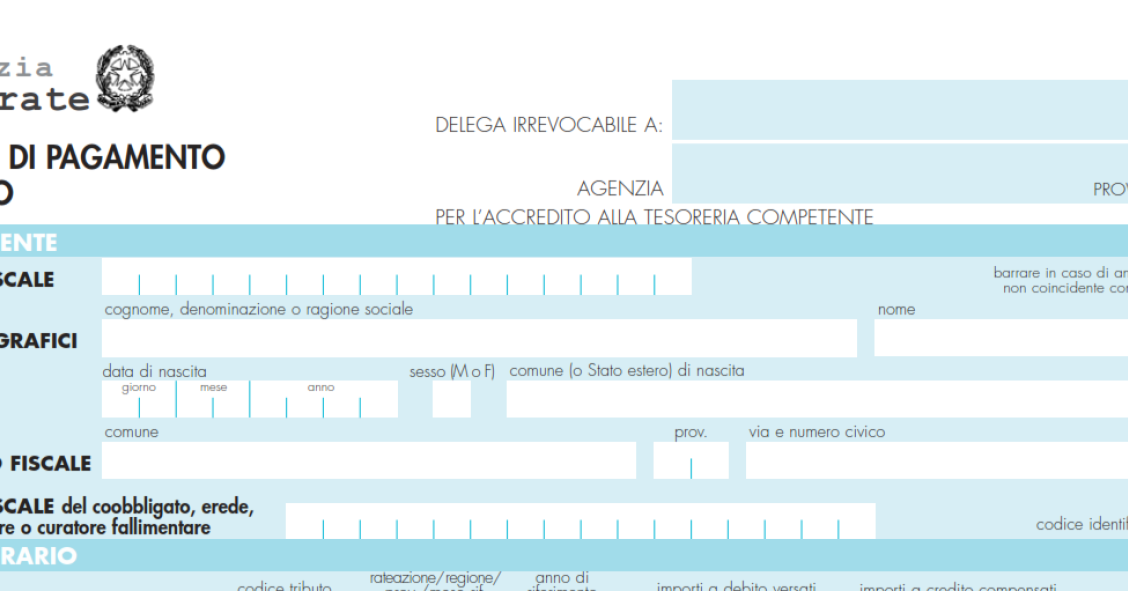 Modello F24 Imu, il pdf da compilare per la scadenza di giugno 2022