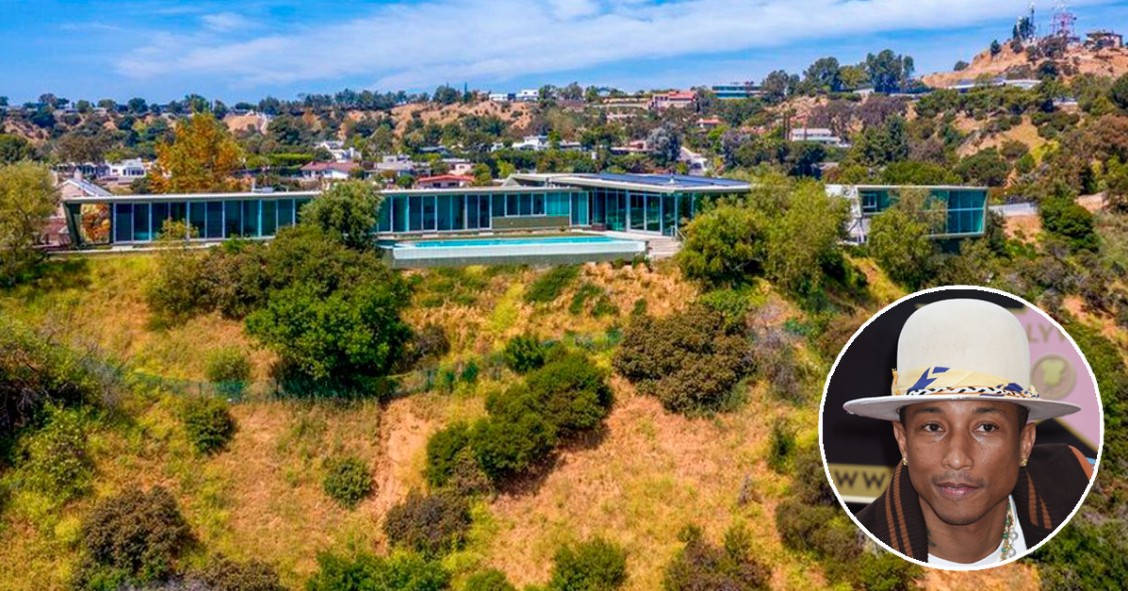 Pharrell Williams vende una super proprietà a Los Angeles per 10,6 milioni di euro
