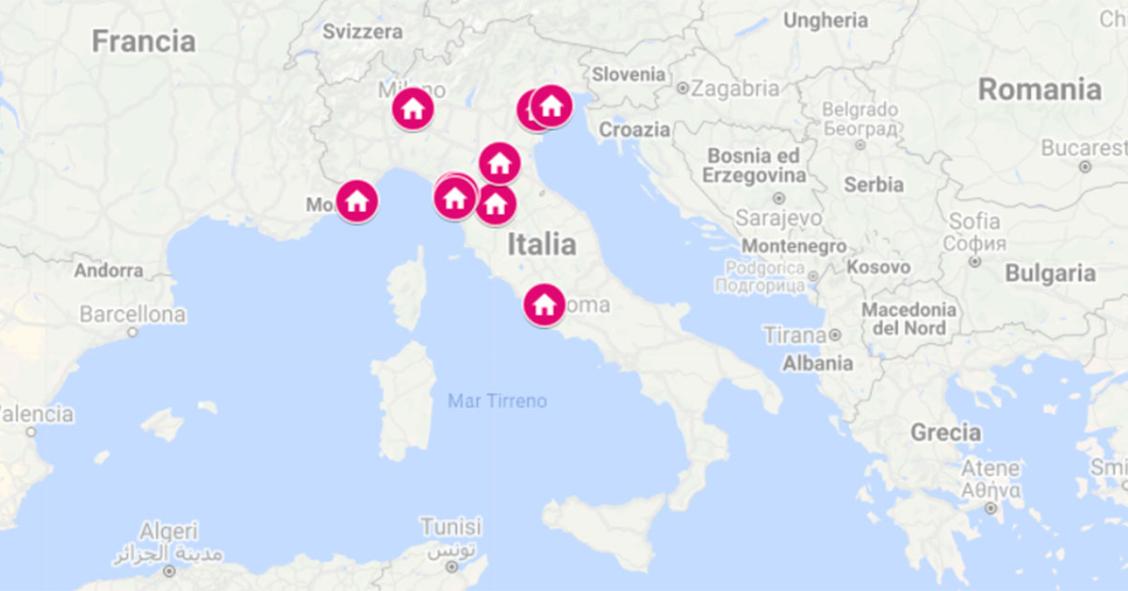 La mappa delle zone più care e richieste d’Italia per comprare e affittare casa