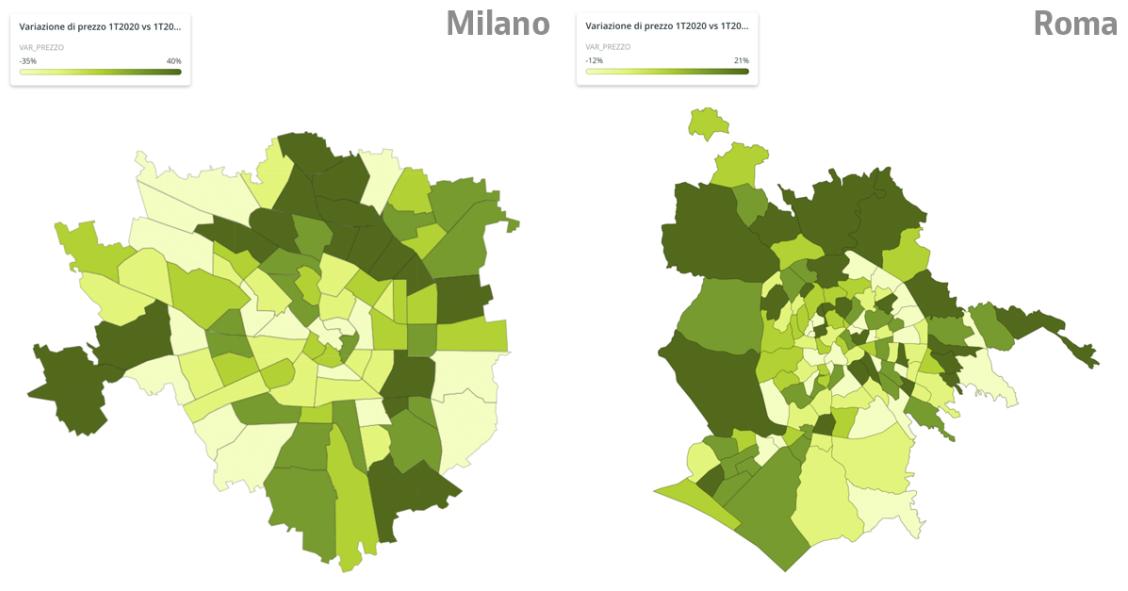 Che tipologia di casa cerca chi vuole comprare a Milano e Roma: le mappe dei quartieri