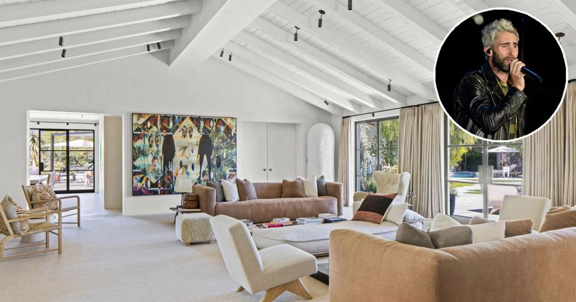 Adam Levine, vocalist dei Maroon 5, vende la sua splendida casa per 48,4 milioni