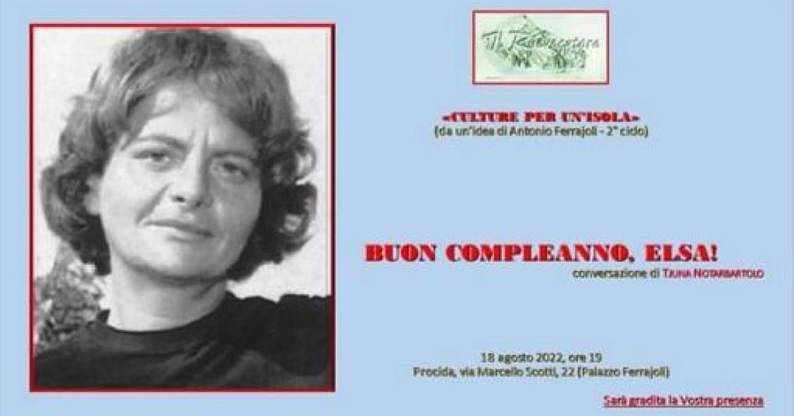 A Procida l'opera della Morante ripercorsa per i suoi 110 anni