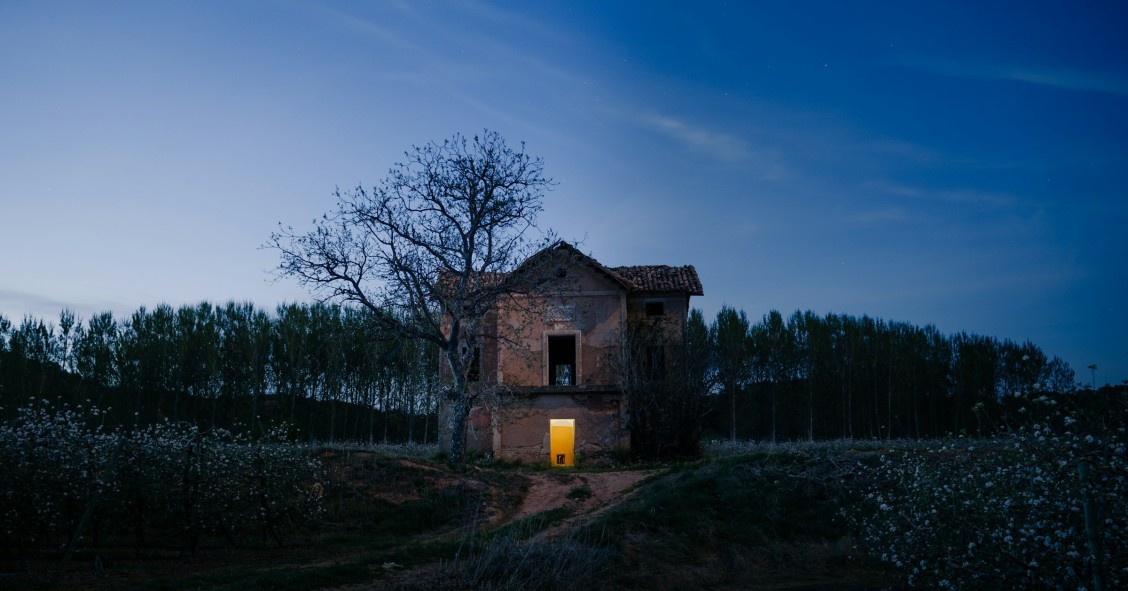 Abandoned haunted house in Italy