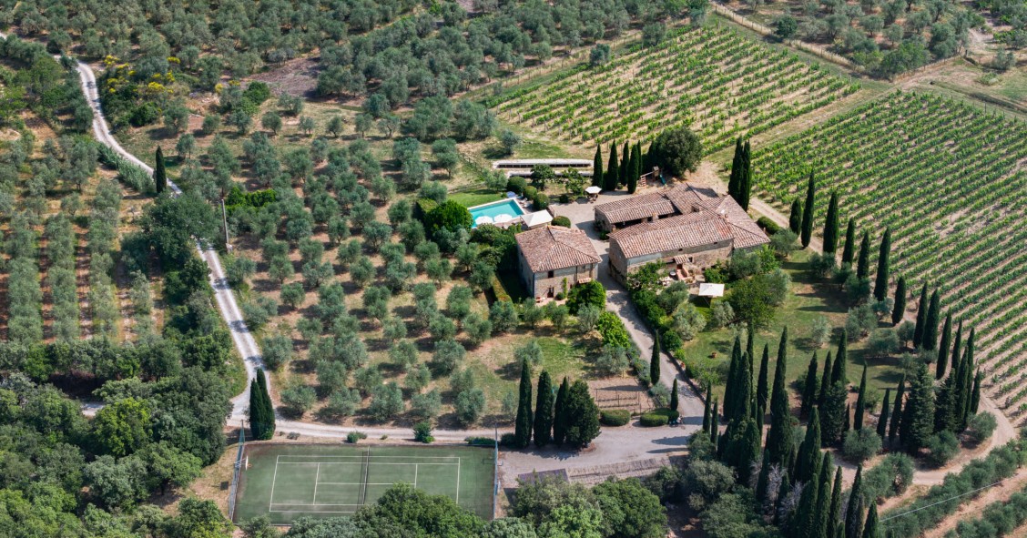 Tenuta toscana nel Chianti