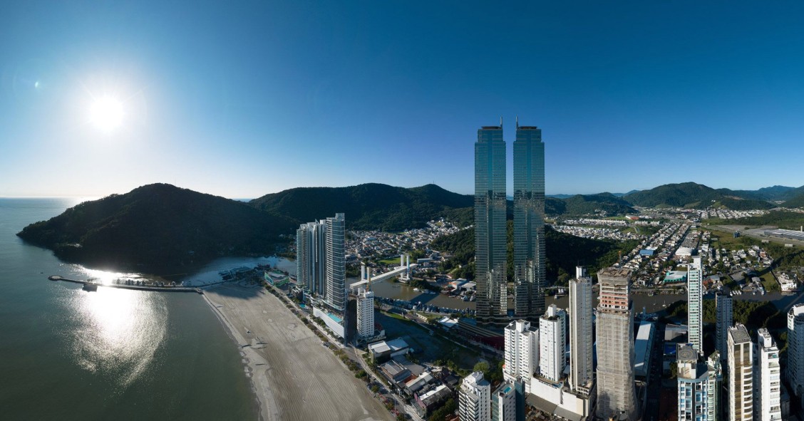 Yachthouse es un rascacielos ubicado en la ciudad brasileña de Balneário Camboriú proyectado por el estudio italiano Pininfarina.