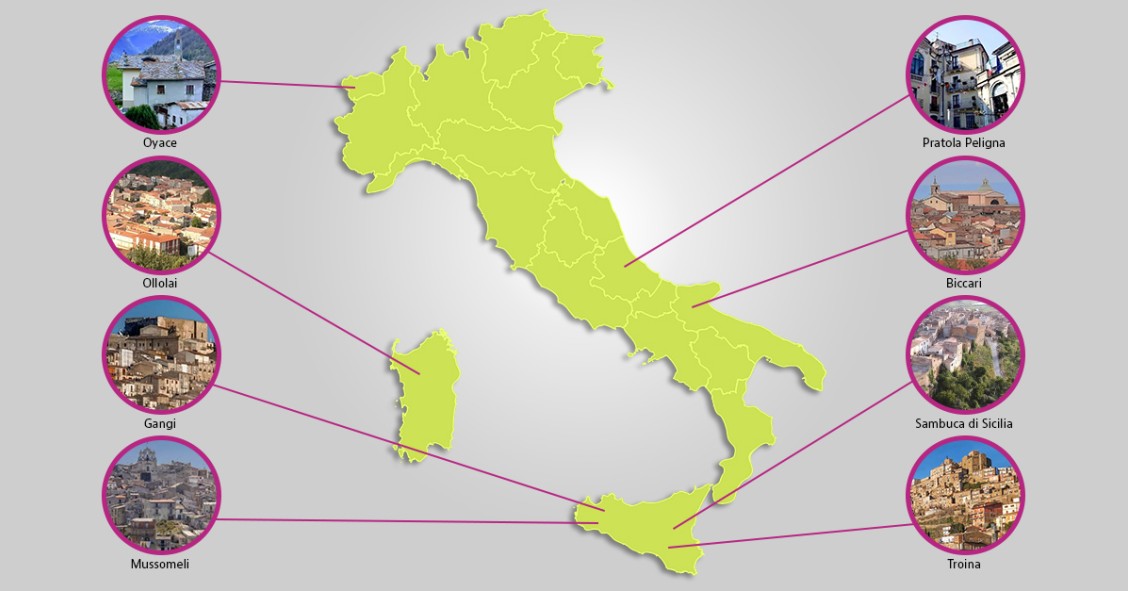 Top 1-euro houses Italy 2026