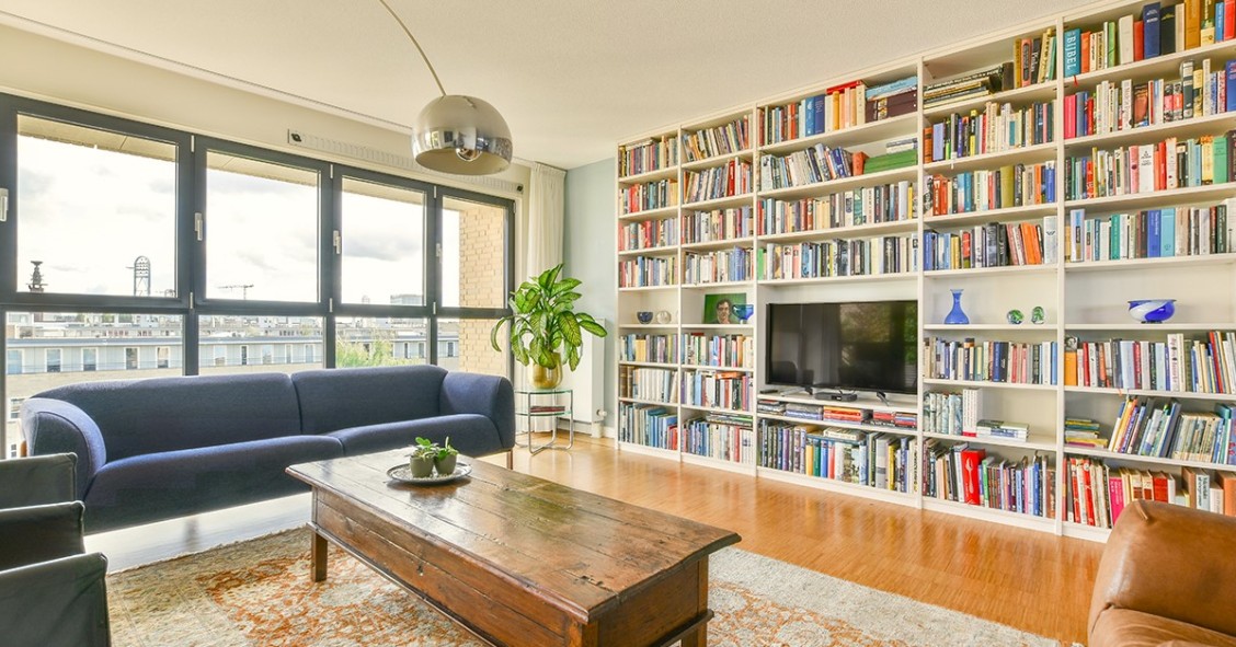 arredare casa con i libri