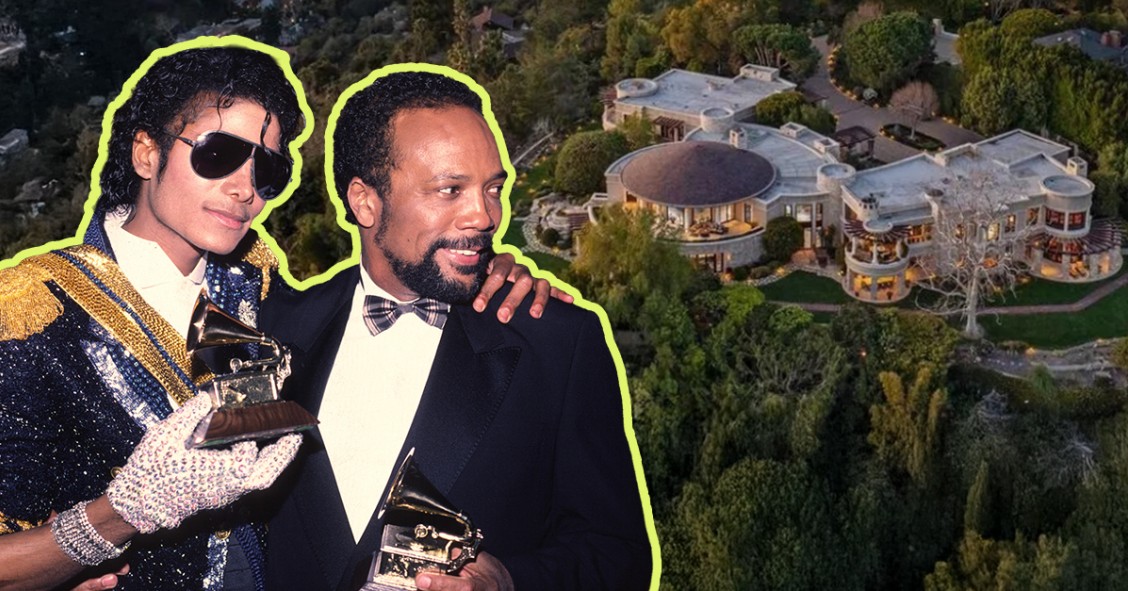 La villa di Quincy Jones a Los Angeles