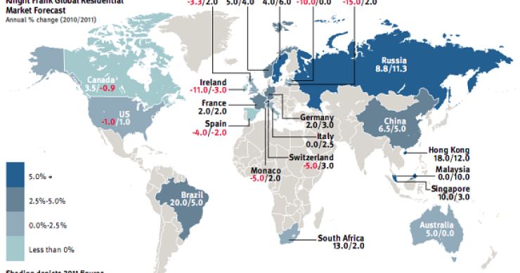 Previsioni immobiliari 2011: l'Italia tra i paesi che escono dalla crisi