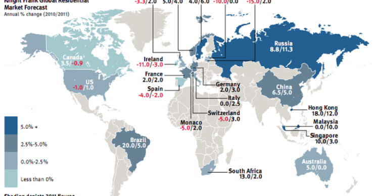 Immagine del giorno: il mappamondo immobiliare