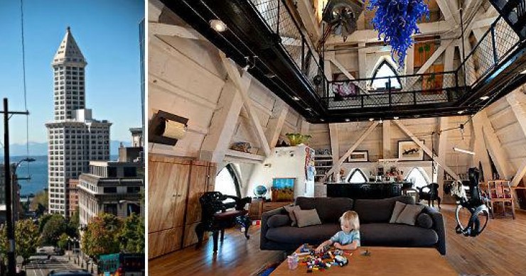 Casa da vertigini: a 140 metri nella piramide di seattle (foto)