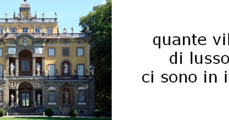 Case di lusso nel mirino del fisco