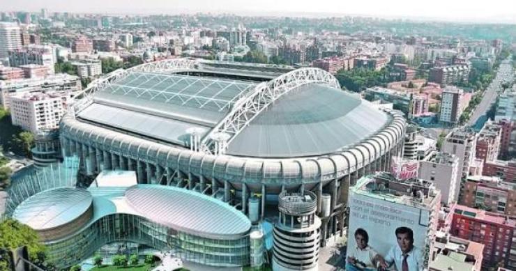 Madrid, una finestra sullo stadio santiago bernabéu