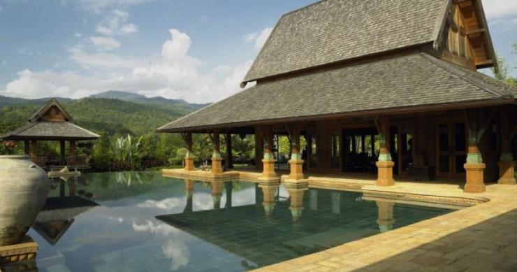 Case da sogno: santuario di lusso tra giardini tropicali (himalaya)