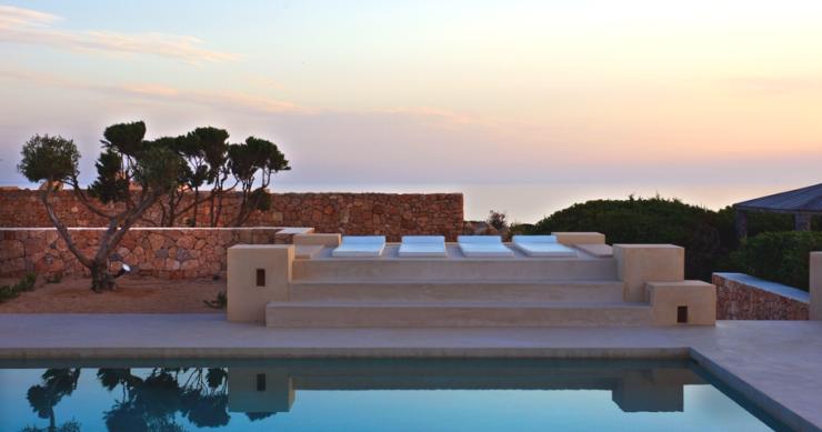 Casa da sogno: tramonti mozzafiato con vista sul mare di ibiza