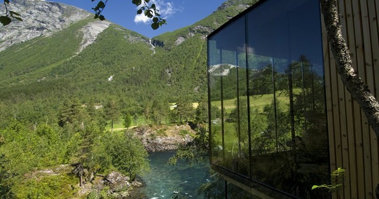 Hotel speciali: nel mezzo di una foresta incantata norvegese