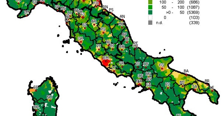 Immagine del giorno: il termometro immobiliare d'Italia